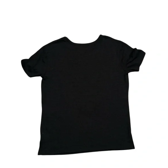 Aritzia Wilfred Free Asset Crewneck Cotton Basic Black Short Sleeve Tee T Shirt - Picture 5 of 6